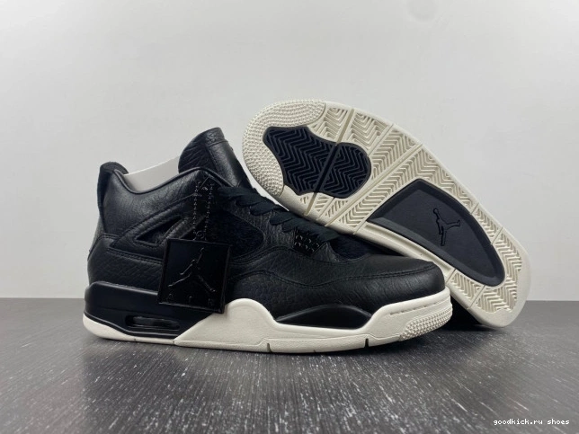 Cheap Jordan 819139-010 Black Hair Retro 4 Pony 0810